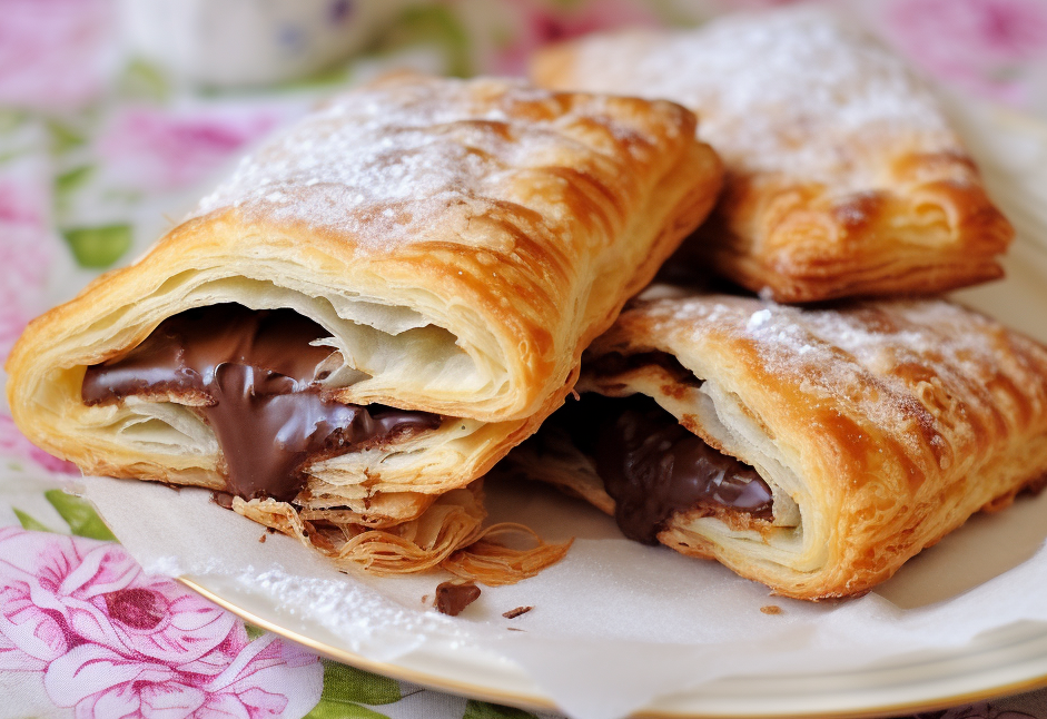 Flauti ripieni di Nutella